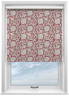 Land & Shore Rowallane (Blackout), Red - Twist&Fit Roller Blind